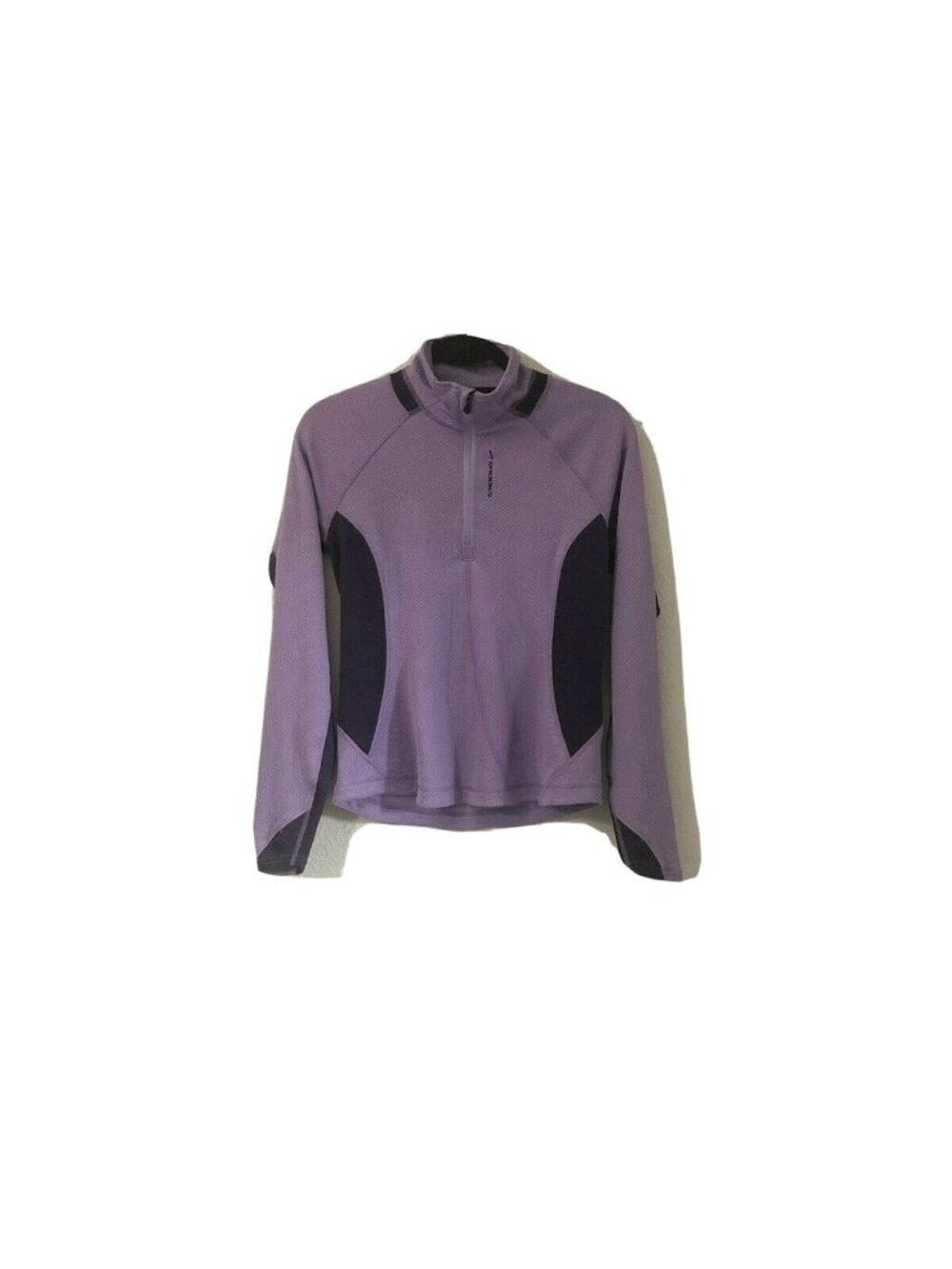 Brooks Women's Purple Quarter Zip Athletic Running Pullover Size Small Thumbhole
